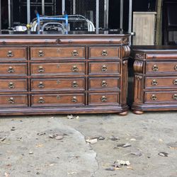 DRESSER AND NIGHTSTAND 