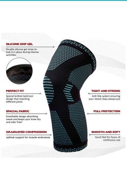 Knee Brace for Men & Women – Knee Support for Running, Basketball, Weightlifting, Gym, Workout, Sports –