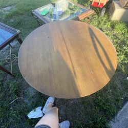 Sturdy Wood Table Round