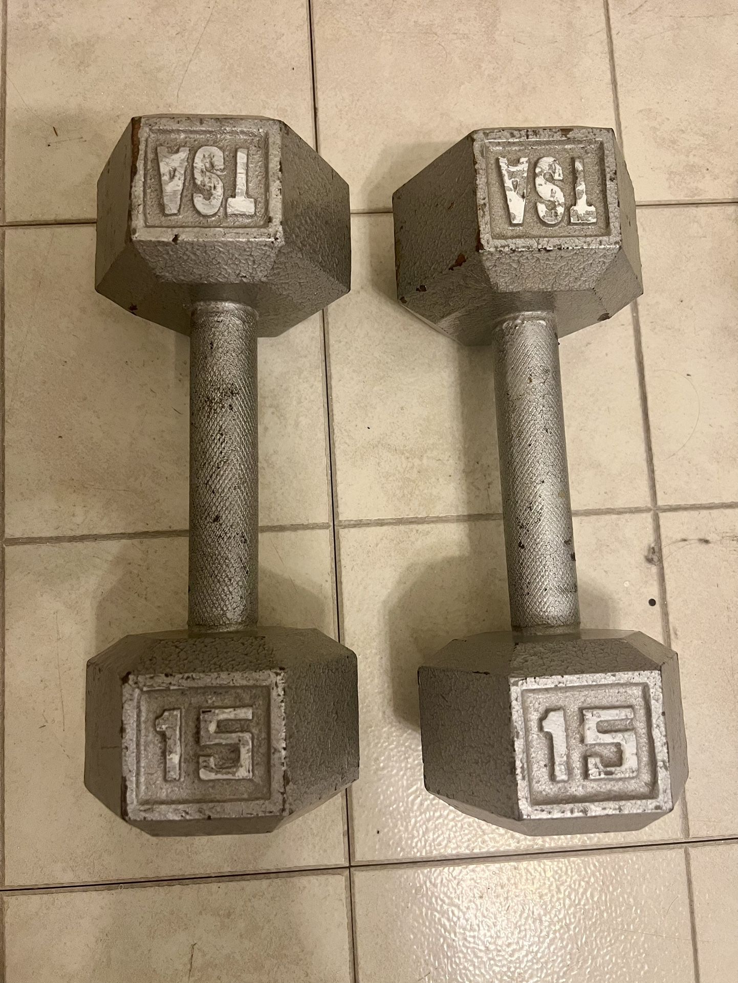 15 lb Dumbbells