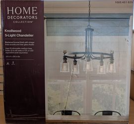 Home Decorators Collection Knollwood 5-Light Chandelier - Black Bronze