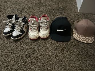 Nike Jordan shoes hats kids size 13 shoes