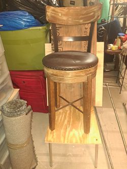 Classic Spinning High Back Stool