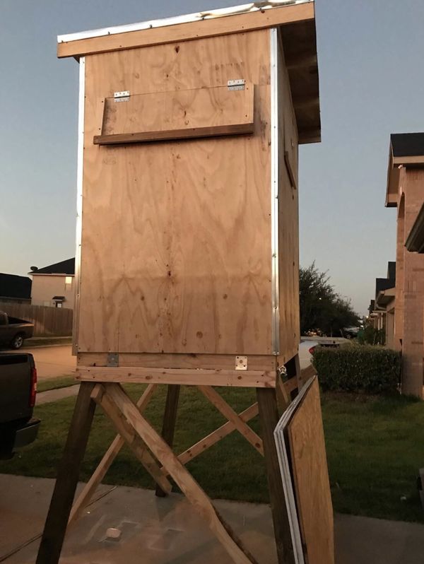 4*6 deer stand on 4ft stilts for Sale in Houston, TX OfferUp