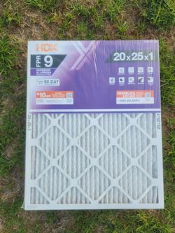 6 HDX 20 in. x 25 in. x 1 in. Furnace Air Filter FPR 9, MERV 12