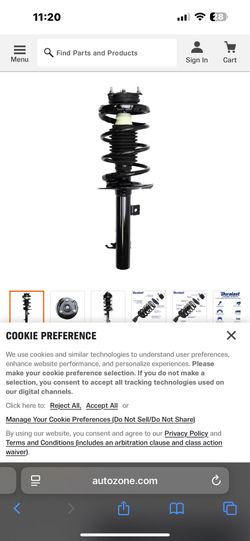 Brand new Front struts for Nissan Altima