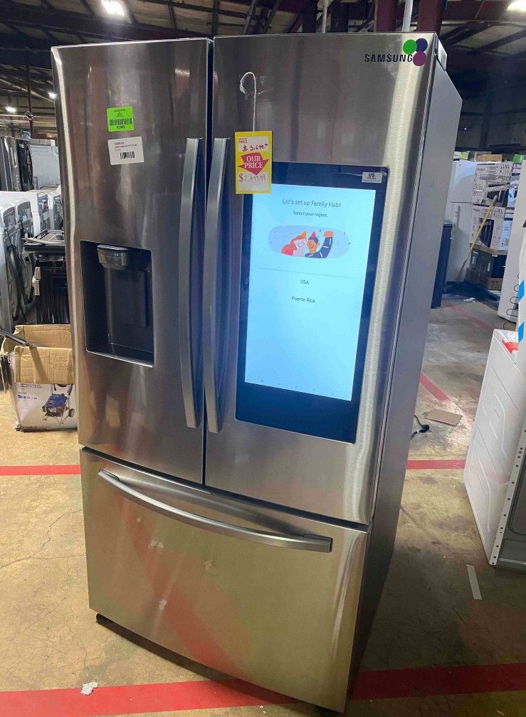 SAMSUNG RF27TSR Family Hub 26.5-cu ft  Refrigerator SHVZ
