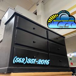 6 Drawer Chest Heavy Duty Pinewood 