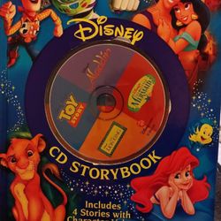 Classic Disney CD Storybook(w/CD): Little Mermaid~Toy Story~Lion King~Aladdin