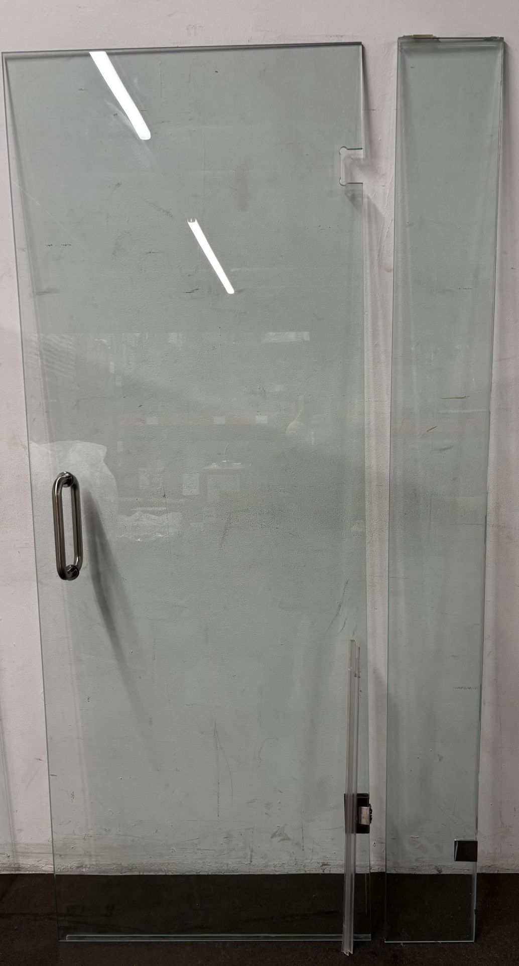 Custom Frameless Glass Shower Door & Panel