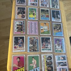 Vintage Basketball Card Lot