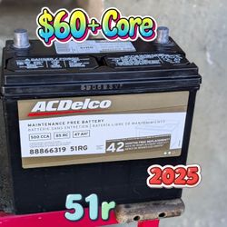 Car Battery Group Size 51r