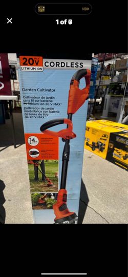 20V MAX 7 in. Lithium-Ion Cordless Garden Cultivator/Tiller with 1.5Ah Battery and Charger Included