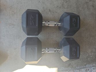 45 dumbells