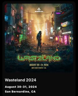 x2 VIP Saturday Wasteland