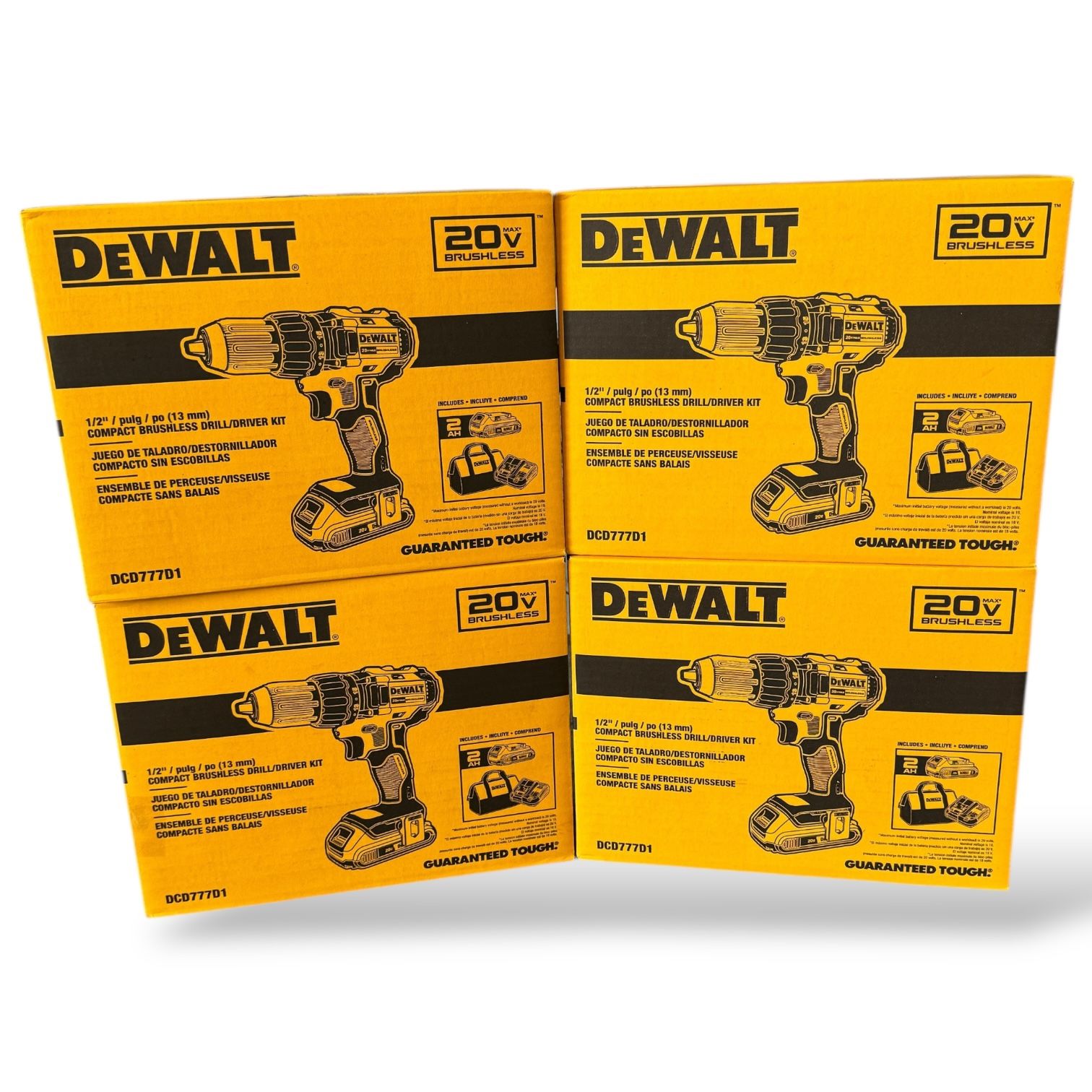 NEW Dewalt Drill Set w/ Battery, Charger, & Bag DCD777D1