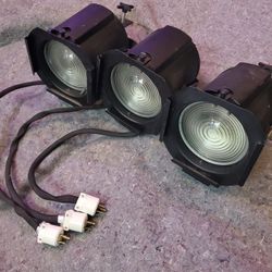 Stage Lighting 3 Fresnel 6" Cat65Q By ALTMAN All Three INCLUDED