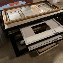 3 Bins Of Photo Frames