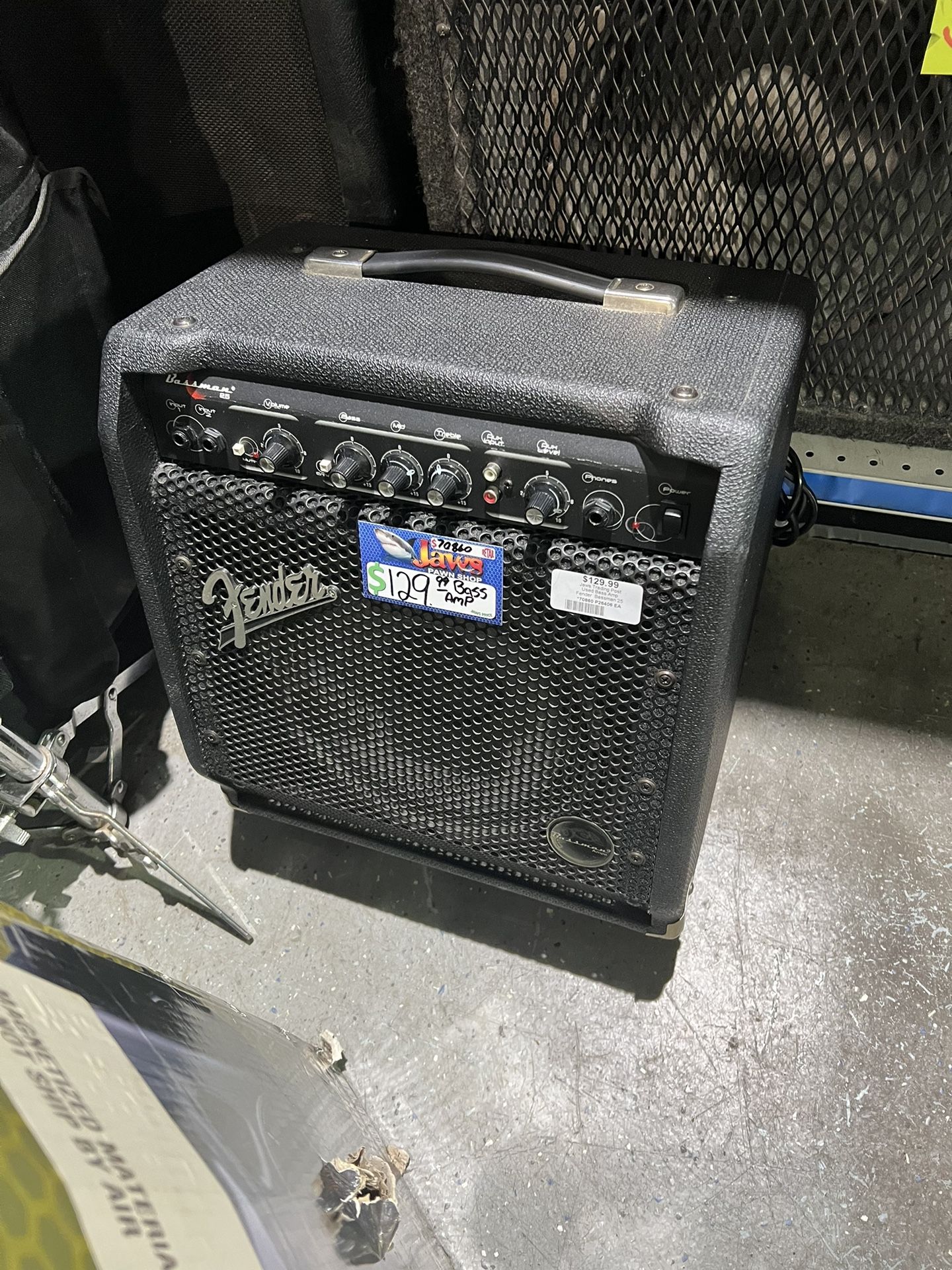 Fender Bassman 25 Bass Guitar Amp pick up only 