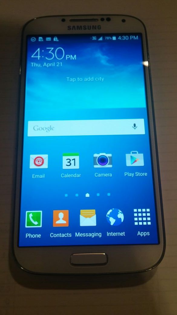 SPRINT SAMSUNG GALAXY S4 4G CLEAN ESN 16GB