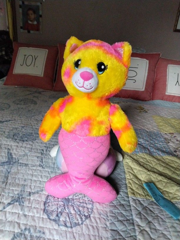 Stuffed Animal Mermaid Cat