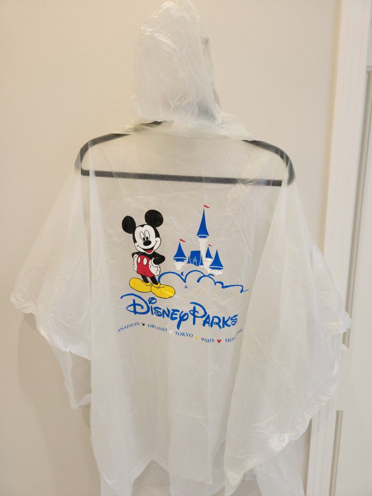 Disney Parks Rain Poncho Mickey Mouse 2 Available 