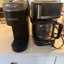 Keurig and coffee maker