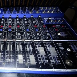 Bulletproof Vibes: Samson MixPad 8-Channel Audio Mixer w/ DSP Effects + Power Cord (Works!)