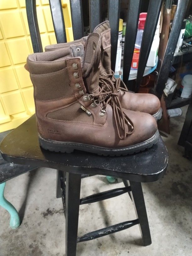 Work boots, Clean, Good Tread, Gore Tex, Thinsulate