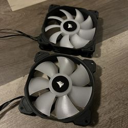 2x Corsair Gaming Computer Pc Fans