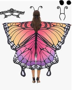 Spooktacular Creations Halloween Butterfly Wings Costume for Women, Butterfly Wings Adult One Size