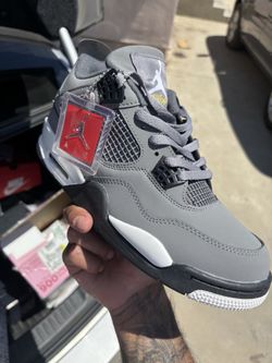Jordan 4 grey new tried on size 8.5