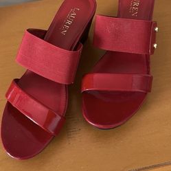 There Slip On From Ralph Lauren The Size Is7 The Color Is Red 