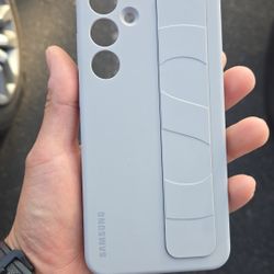 Original Samsung Galaxy S24 Plus Rubber And Leather Cases 