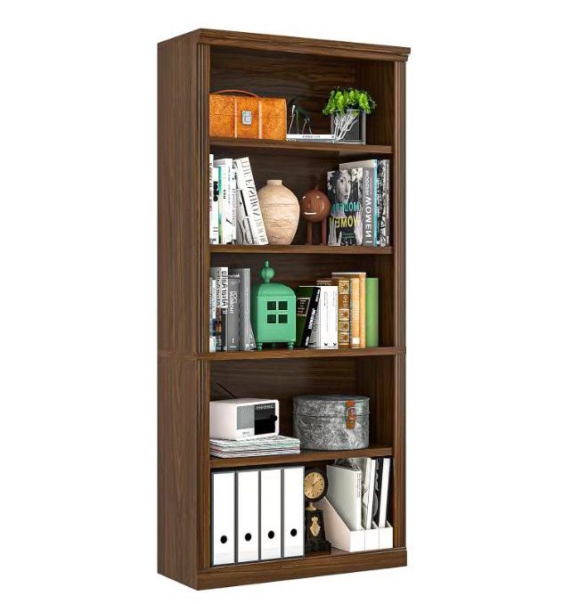 Bookshelf Basic Book Case, Sturdy Display Cabinet for Living Room, Library, Office, Bedroom
