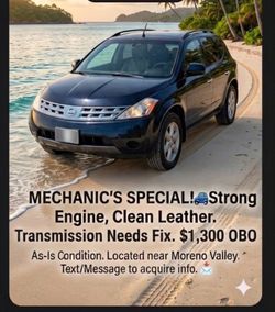 2005 Nissan Murano Platinum Edition – Only 120K Miles!