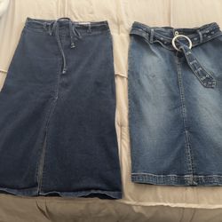 Jean Skirts