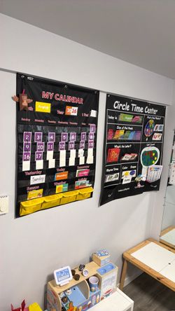 Calendar and circle time center display