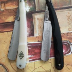 Dovo and Puma Straight Razors with Strops