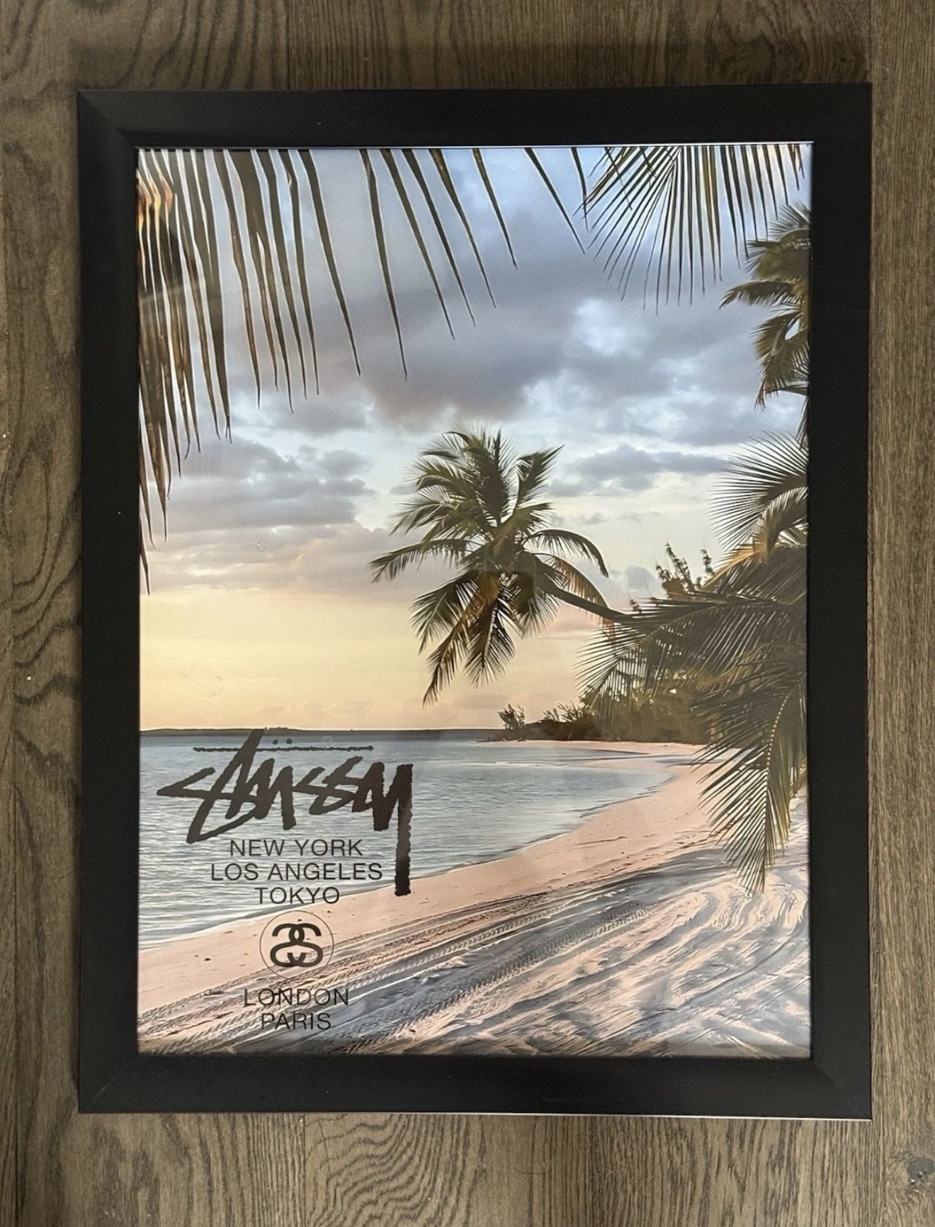 Stussy Poster With Frame 18 X 24