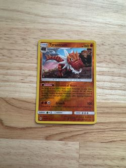 Tyrantrum forbidden light 69/131 Reverse holo rare