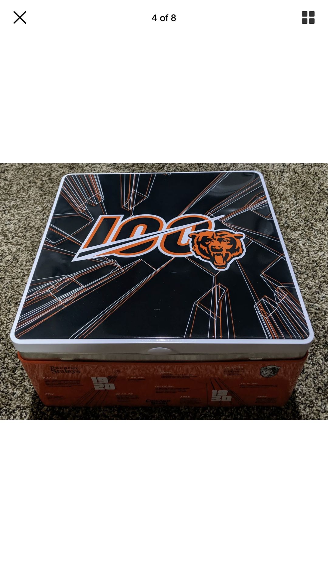 Chicago Bears season ticket holder collectors tin