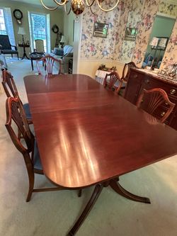 Traditional Cherry Dining Room Set with Buffet