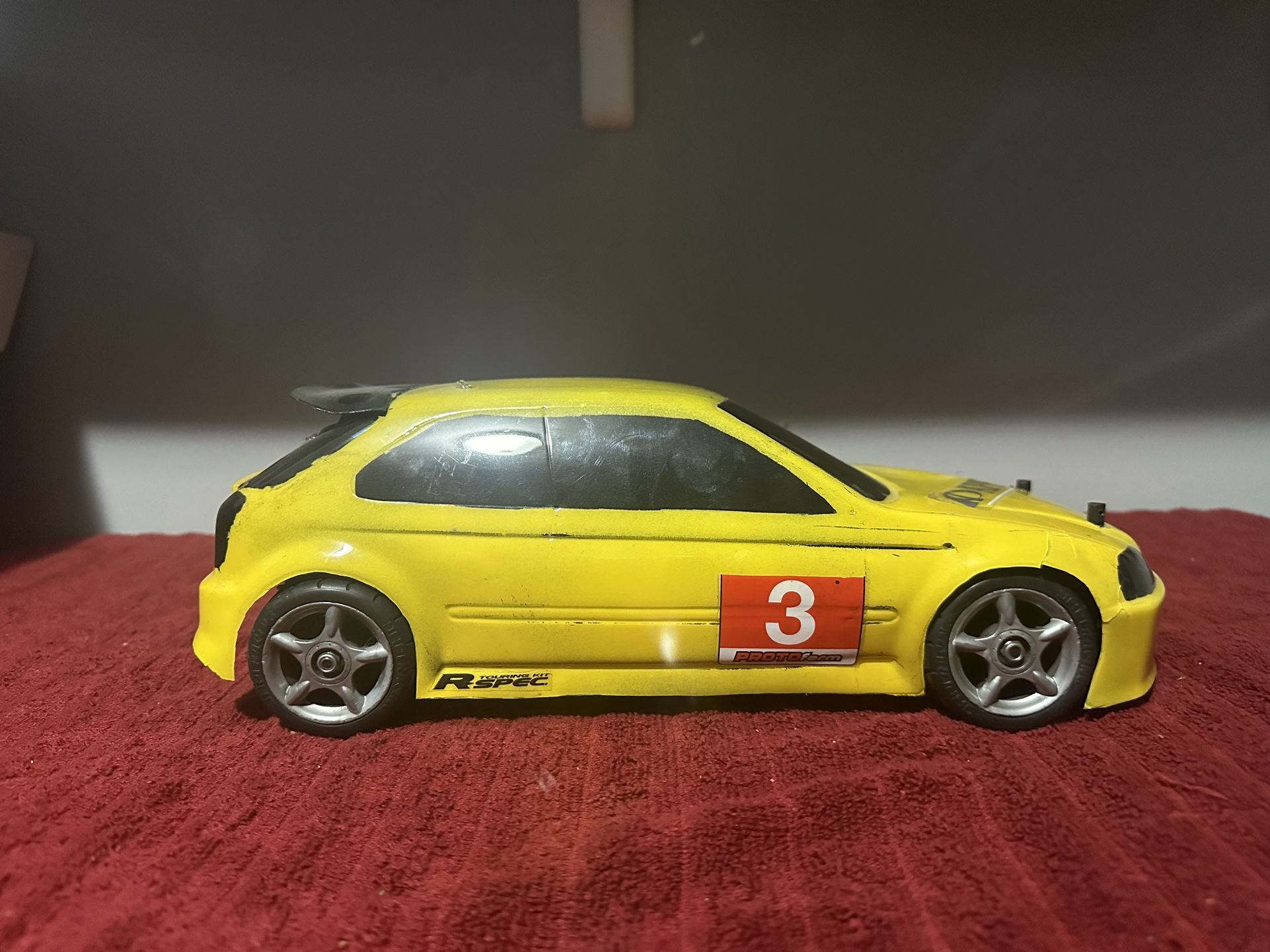 Hpi Rs4 Mini Roller With 2 Speed Transmission And 3 Honda Civic Bodies