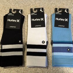 Hurley Surf Thick Comfortable Stretchy Socks