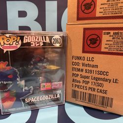 SDCC 2026 Funko Pop! Godzilla Spacegodzilla Con Sticker