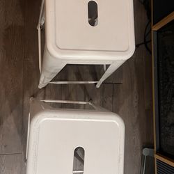 White Stools