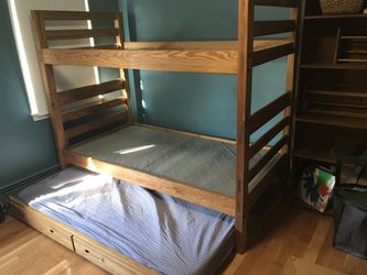 “This End Up” Bunk Beds w/ Trundle