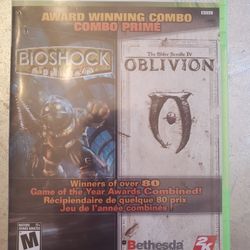 BIOSHOCK/THE ELDER SCROLLS IV: OBLIVION (Xbox 360, 2007) 