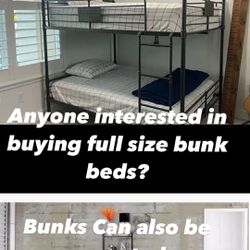 Industrial Style Full Size Bunk Bed
